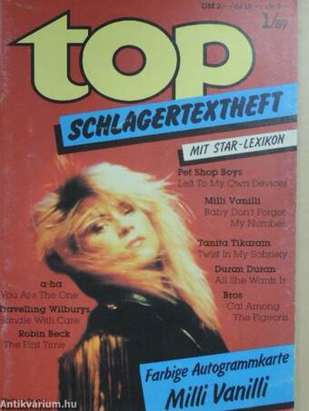 Top Schlagertextheft 1/89