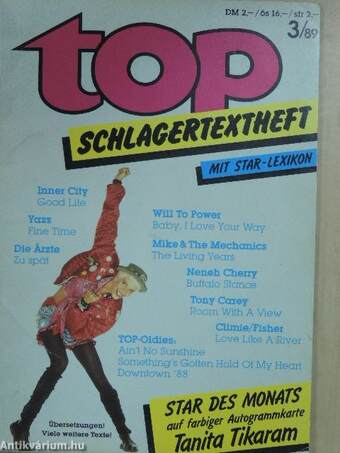 Top Schlagertextheft 3/89