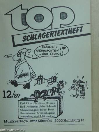 Top Schlagertextheft 12/89