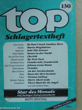 Top Schlagertextheft 130