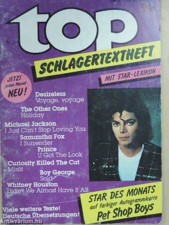 Top Schlagertextheft 9/87