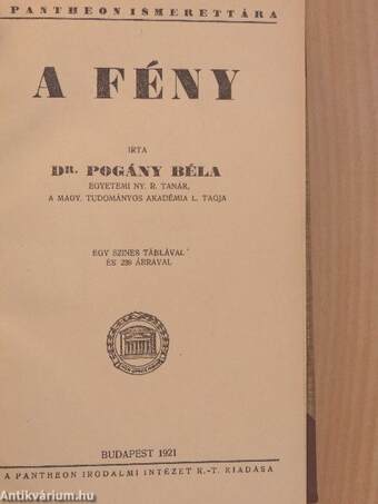 A fény