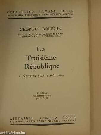 La Troisiéme République