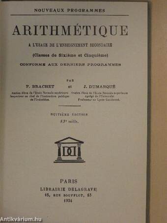 Arithmétique