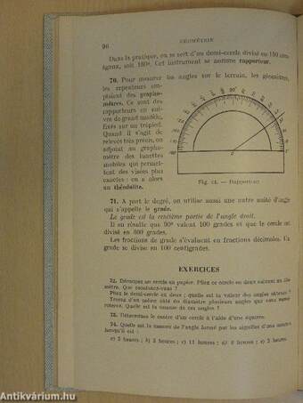 Algébre et géométrie