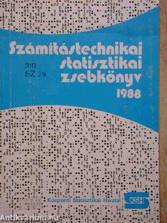 Számítástechnikai statisztikai zsebkönyv 1988