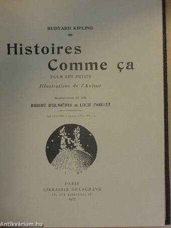 Histoires Comme ca