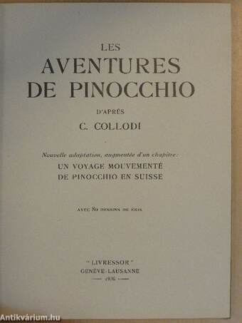 Les aventures de Pinocchio