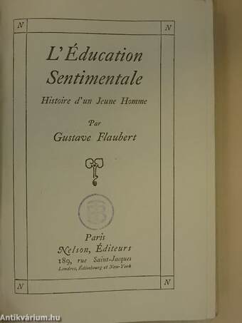 L'éducation sentimentale