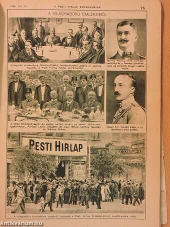 Pesti Hirlap emlékkönyve 1878-1928 (rossz állapotú)