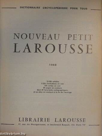 Nouveau petit Larousse