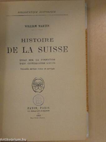 Histoire de la Suisse