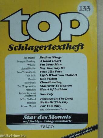 Top Schlagertextheft 133