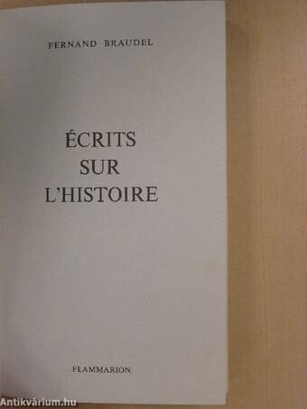 Écrits sur l'histoire