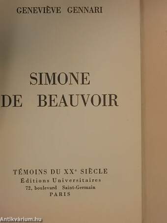 Simone de Beauvoir