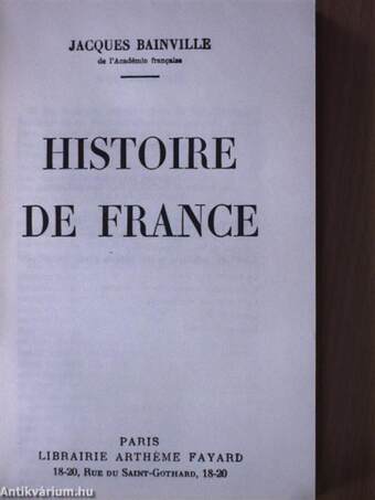 Histoire de France