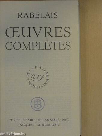 Oeuvres Complétes