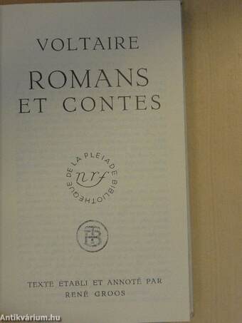 Romans et Contes