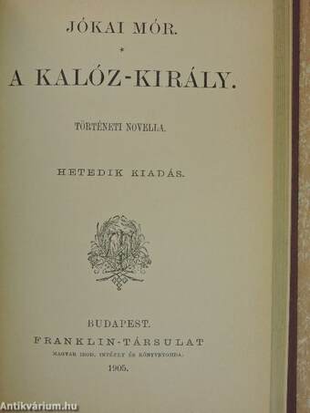 A varchoniták/A kalóz-király