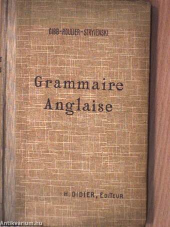 Grammaire Anglaise