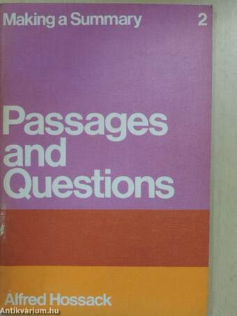 Passages and Questions