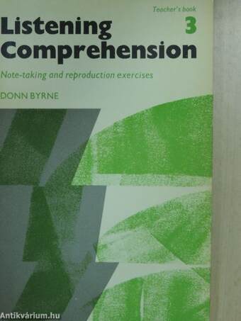 Listening Comprehension 3. - Teacher's Book