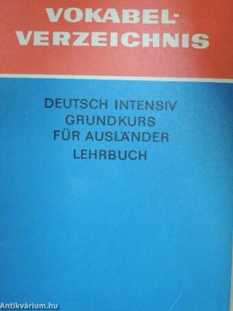 Vokabelverzeichnis - Lehrbuch