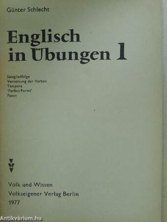 Englisch in Übungen 1