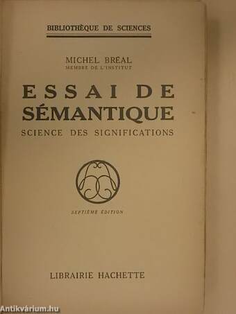 Essai de Sémantique