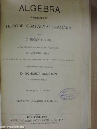 Algebra/Geometria/Hatványok, gyökök, logaritmusok, körkerületek, körterületek és szögfüggvények táblázata