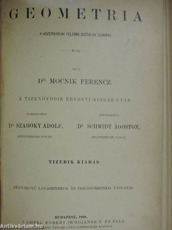 Algebra/Geometria/Hatványok, gyökök, logaritmusok, körkerületek, körterületek és szögfüggvények táblázata