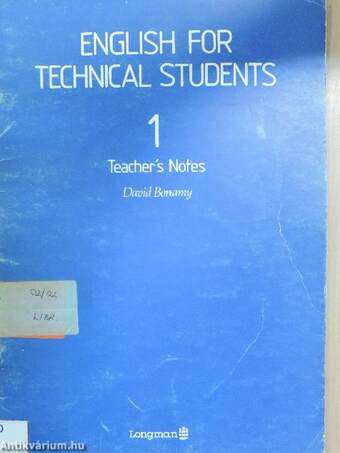 English for Technical Students 1 - Teacher's Notes