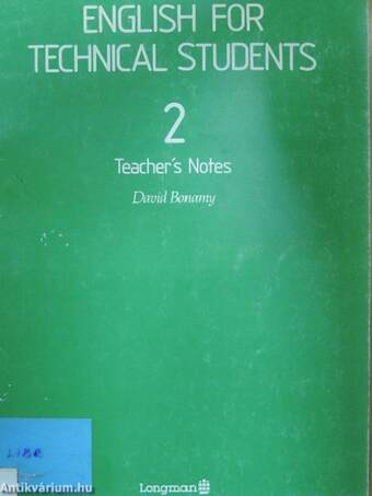 English for Technical Students 2 - Teacher's Notes