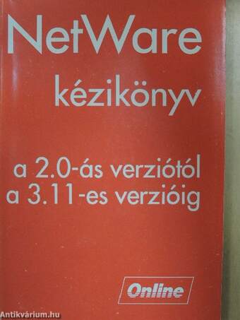 NetWare kézikönyv a 2.0-ás verziótól a 3.11-es verzióig