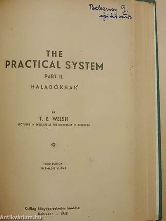 The practical system I-II.