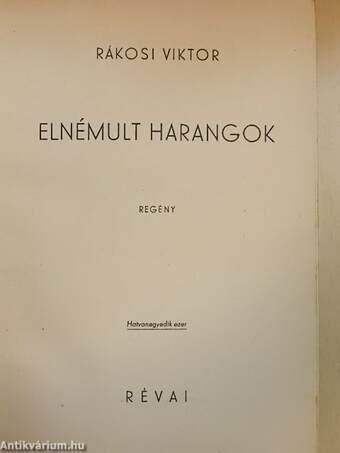 Elnémult harangok