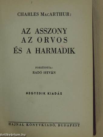 Az asszony, az orvos és a harmadik