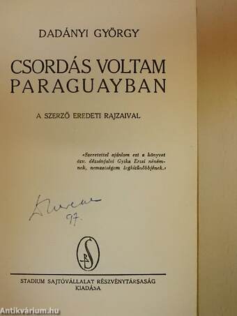 Csordás voltam Paraguayban