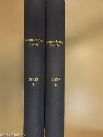 Közgazdasági Szemle 2002. január-december I-II.