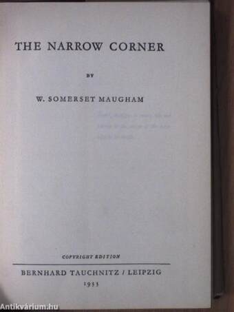 The Narrow Corner