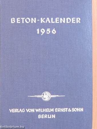 Beton-Kalender 1956.