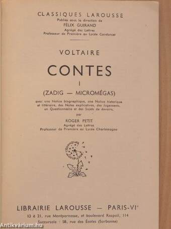 Contes I-II.