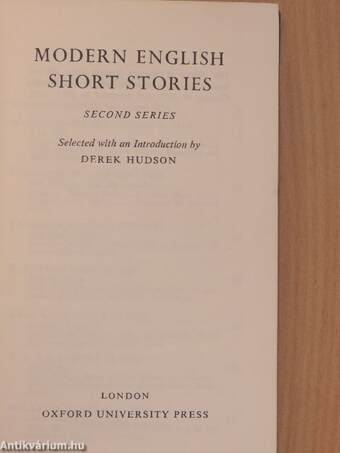 Modern English Short Stories 2