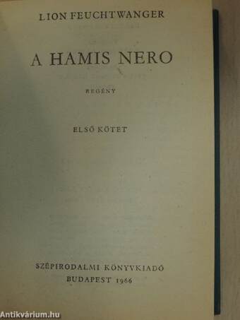 A hamis Nero I-II.