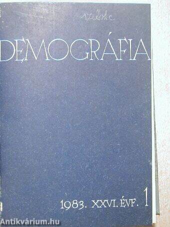 Demográfia 1983/1-4.