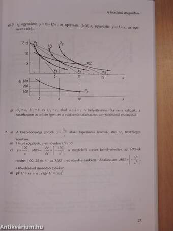 Mikroökonómia feladatok