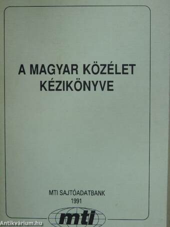 A magyar közélet kézikönyve