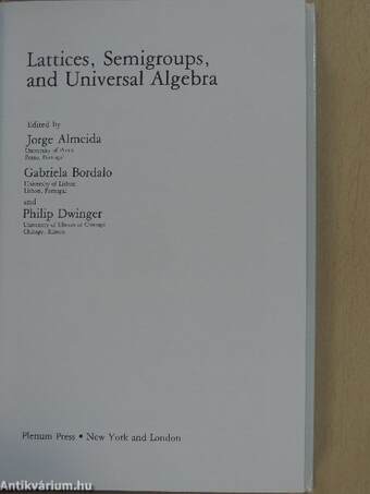 Lattices, Semigroups, and Universal Algebra