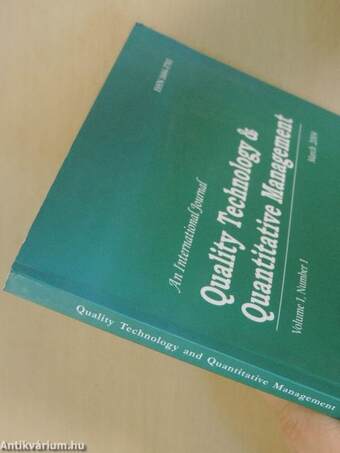 An International Journal Quality Technology & Quantitative Management March 2004