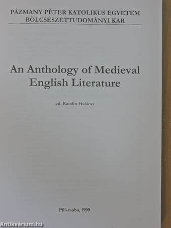 An Anthology of Medieval English Literature